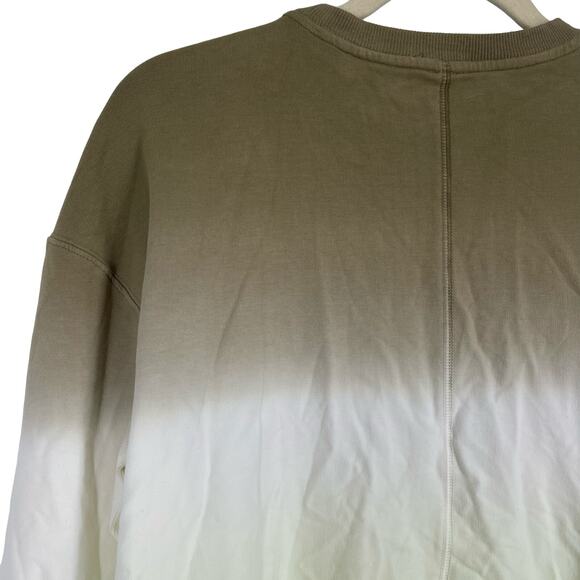 All In Motion Cotton Knit Athletic Sweatshirt Ombre Green Women's Size XS NWT - Picture 2 of 9